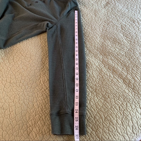 Eddie Bauer Green Henley Shirt - Tall Large - Picture 6 of 9